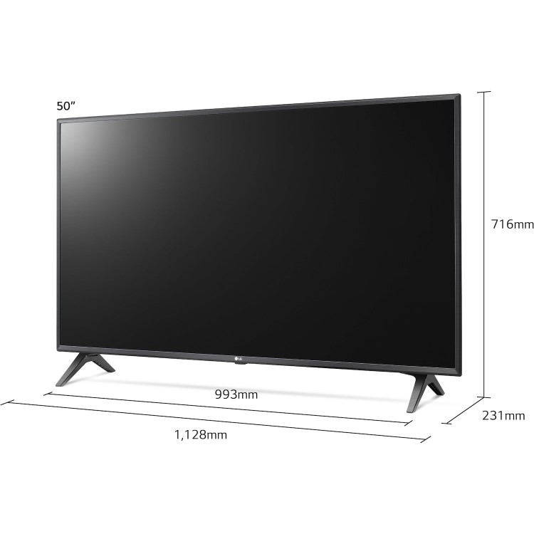 LG 50UM7500PLA 50" 4K Ultra HD Smart HDR LED TV with Freeview HD and Freesat