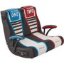 X Rocker Dual Rivals 2.1 Double Wide Gaming Chair - Black / White