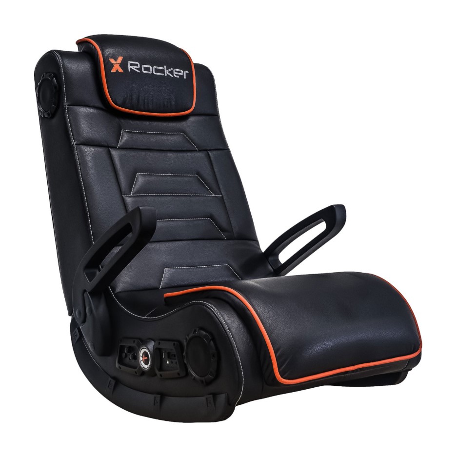 X Rocker Wireless Pro 4.1 Pedestal Gaming Chair - Black - Laptops Direct