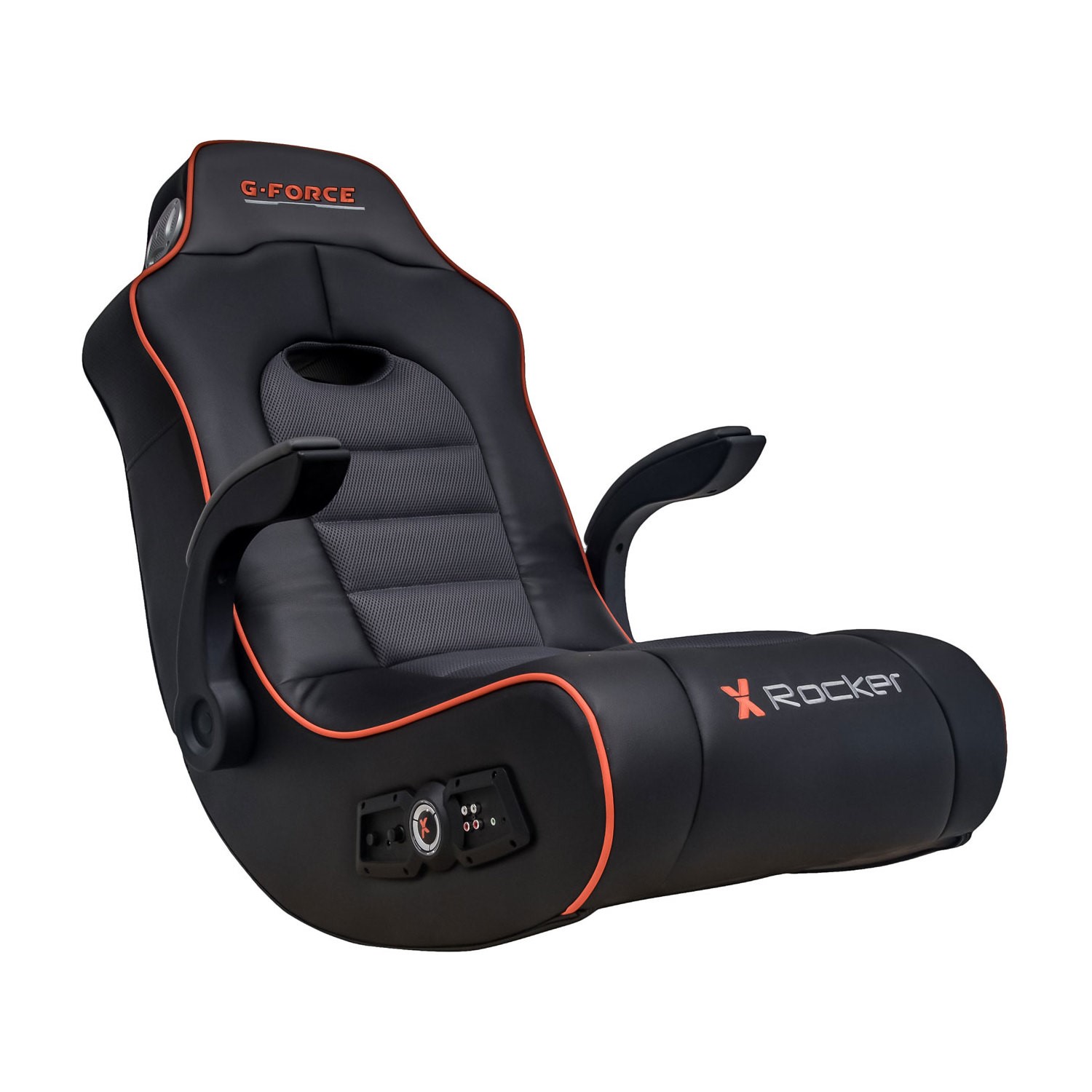X Rocker G Force 2.1 Gaming Chair Black Grey Laptops Direct
