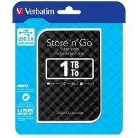 Verbatim 1TB Store 'n' Go USB 3.0 4800 Mbits/s 5400 rpm Black