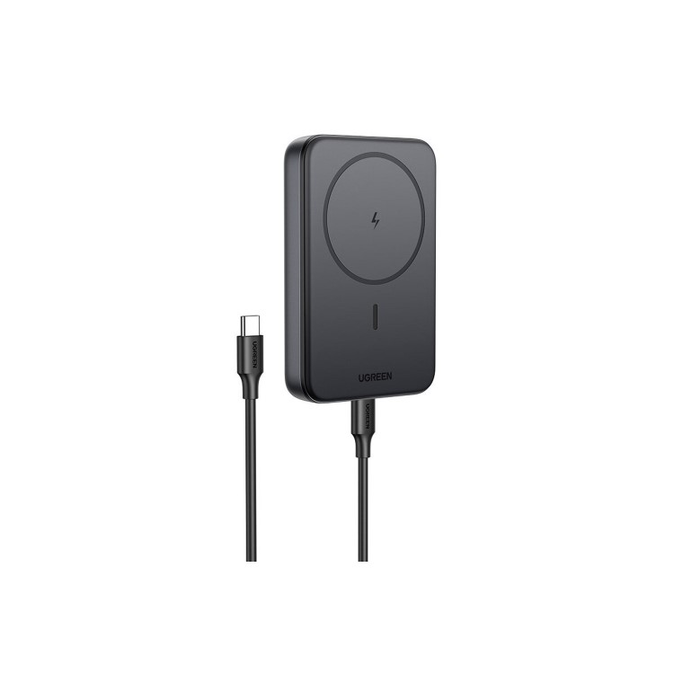 UGREEN 10000mAh Magnetic Wireless Power Bank - Grey