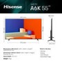 Refurbished Hisense 55" 4K Ultra HD with HDR10 LED Freeview HD Smart TV