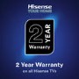 Refurbished Hisense 58" 4K Ultra HD with HDR Freeview LED Smart TV