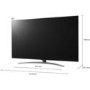 Refurbished LG 55'' 4K Ultra HD with HDR LED Freeview Play Smart TV