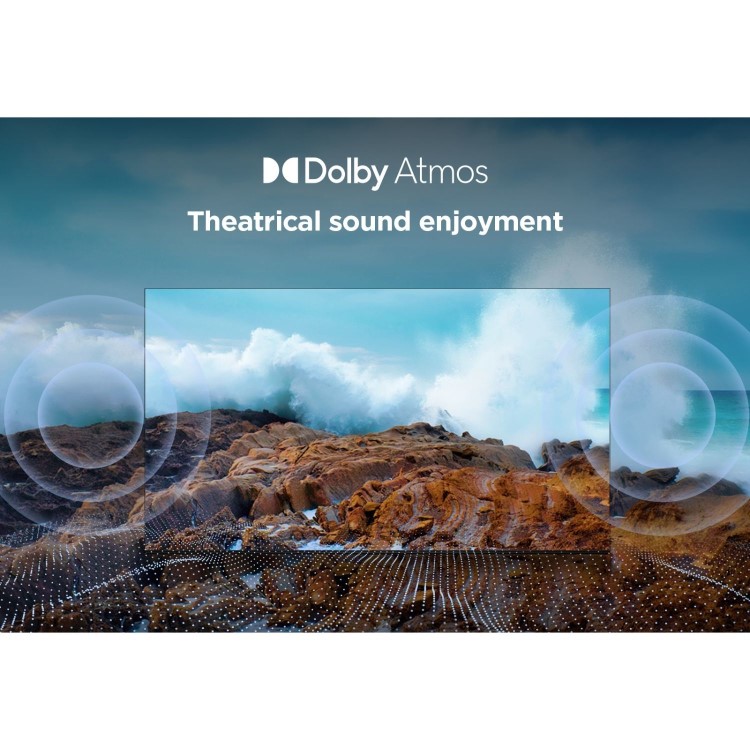 TCL 55T8C-UK 55" QLED 4K Ultra HD HDR Smart Google TV with Dolby Vision Atmos & Game Master Pro