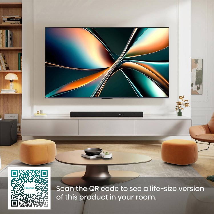 Hisense U7QTUK 55 inch Smart 4K Ultra HD Mini-LED TV