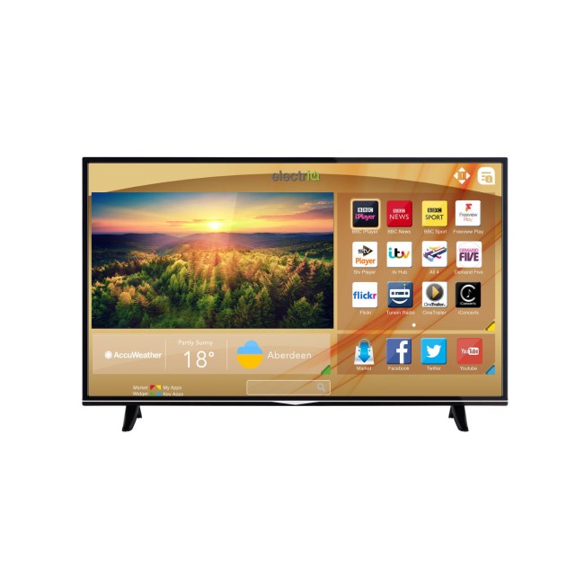 electriQ 55" 4K Ultra HD LED Smart TV with Freeview HD and Freeview Play