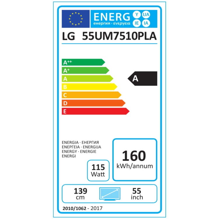 Refurbished LG 55" 4K Ultra HD with HDR LED Freeview Play Smart TV