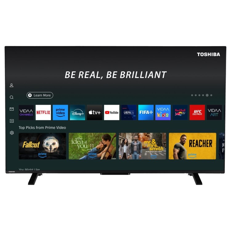 Toshiba 55UV2F53DBU 55-Inch 4K UHD Smart TV  Dolby Vision HDR10 & VIDAA OS