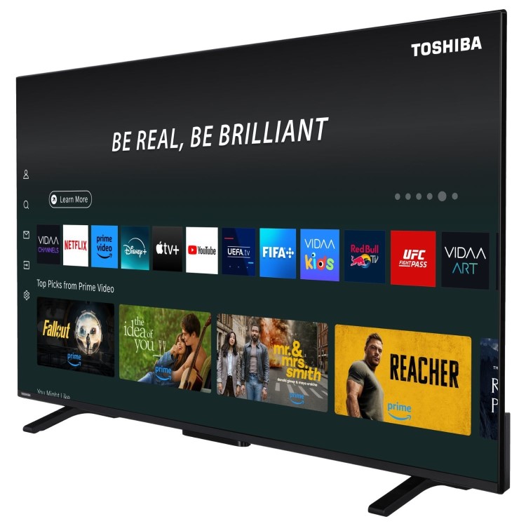 Toshiba 55UV2F53DBU 55-Inch 4K UHD Smart TV  Dolby Vision HDR10 & VIDAA OS