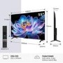 TCL 55V6D-UK 55 Inch 4K UHD Smart Fire TV  HDR10+ Dolby Atmos & Alexa Built-In