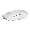 Dell MS116 White Wired Optical Mouse