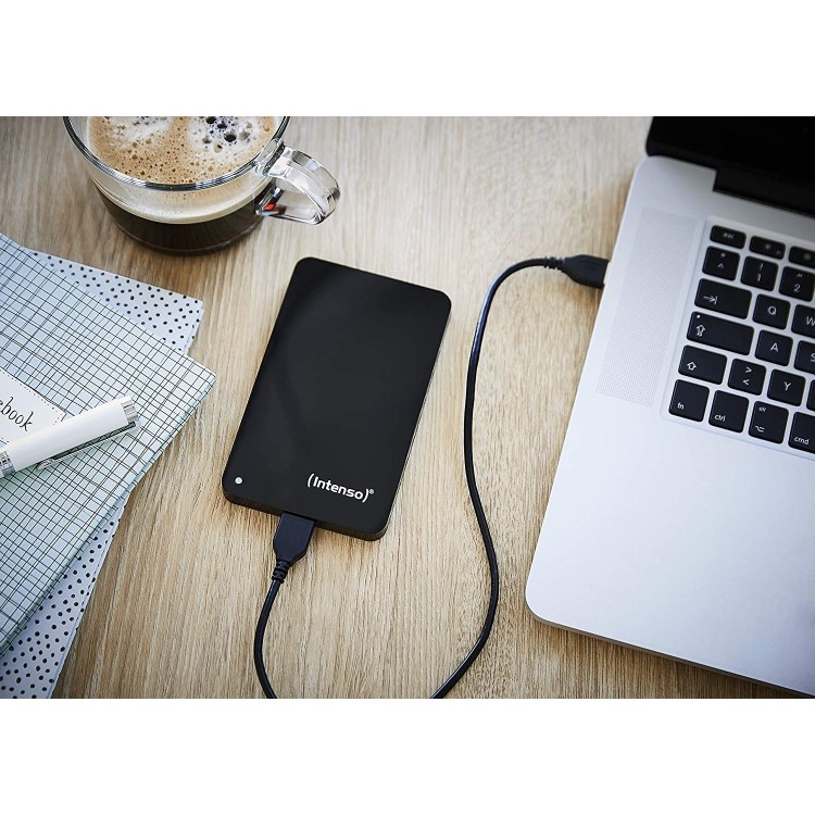 Intenso 250GB 2.5 Inch USB 3.0 External Hard Drive in Black