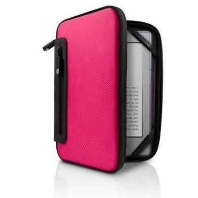 Jurni Nylon Case  for Kindle & Kindle Touch - Pink/Black