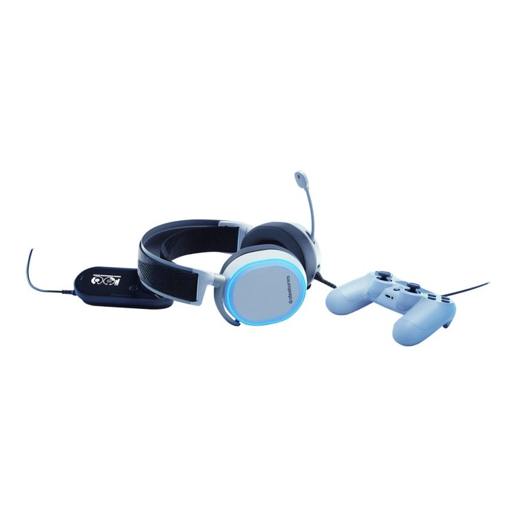 SteelSeries Arctis Pro + GameDAC 7.1 Gaming Headset in White