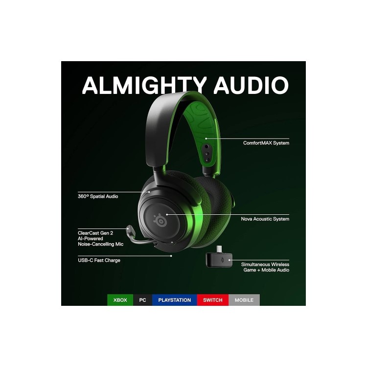 SteelSeries Series Arctis Nova 7X Wireless Gaming Headset