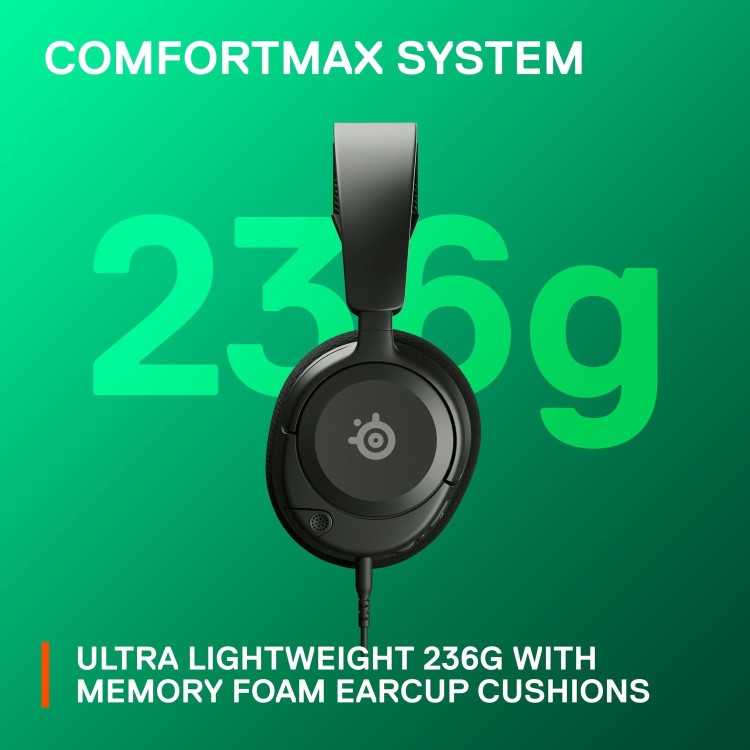SteelSeries Arctis Nova 1X 7.1 Gaming Headset - Black & Green