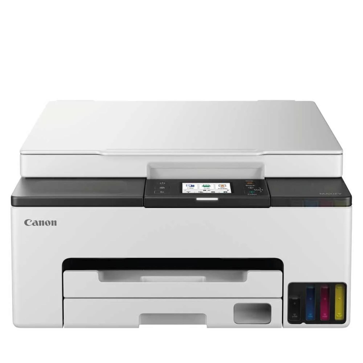 Canon Unisex White Maxify Gx1050 Wireless Colour 3-In-1 Refillable Megatank Inkjet Printer + 2 Extra Black Ink Bottles - Image 8