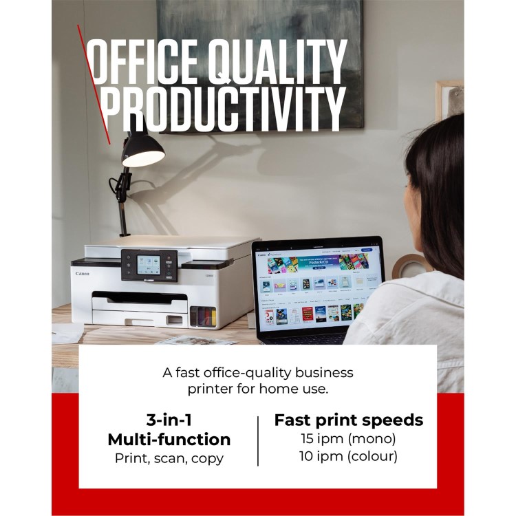 Canon MAXIFY GX1050 A4 Colour Multifunction Inkjet Printer