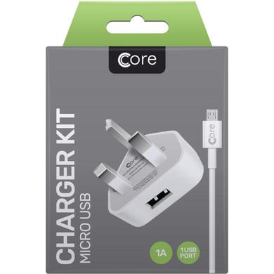 Core Single Charger Kit Micro USB