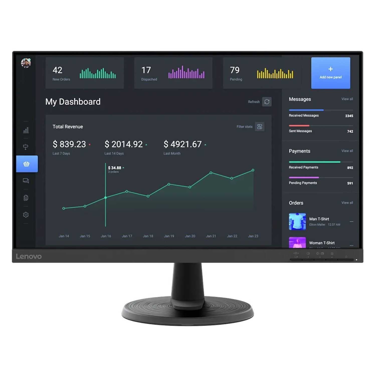 Lenovo C24-40 24 Full HD Monitor