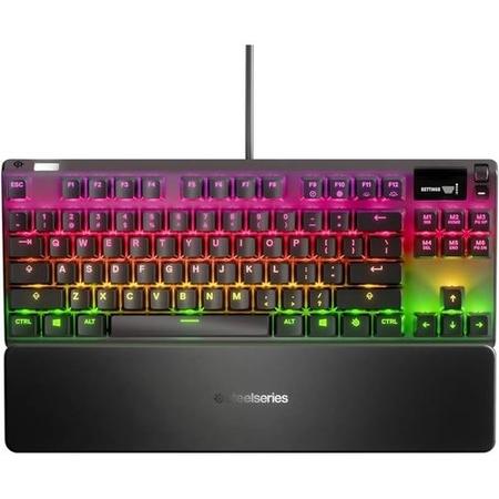 SteelSeries Apex 7 TKL 80% Mechanical Blue Switch Gaming Keyboard
