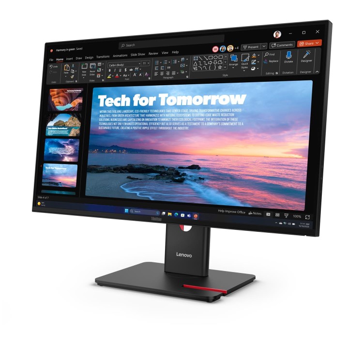 Lenovo ThinkVision T27QD-40 27" IPS QHD 120Hz USB-C Docking Monitor