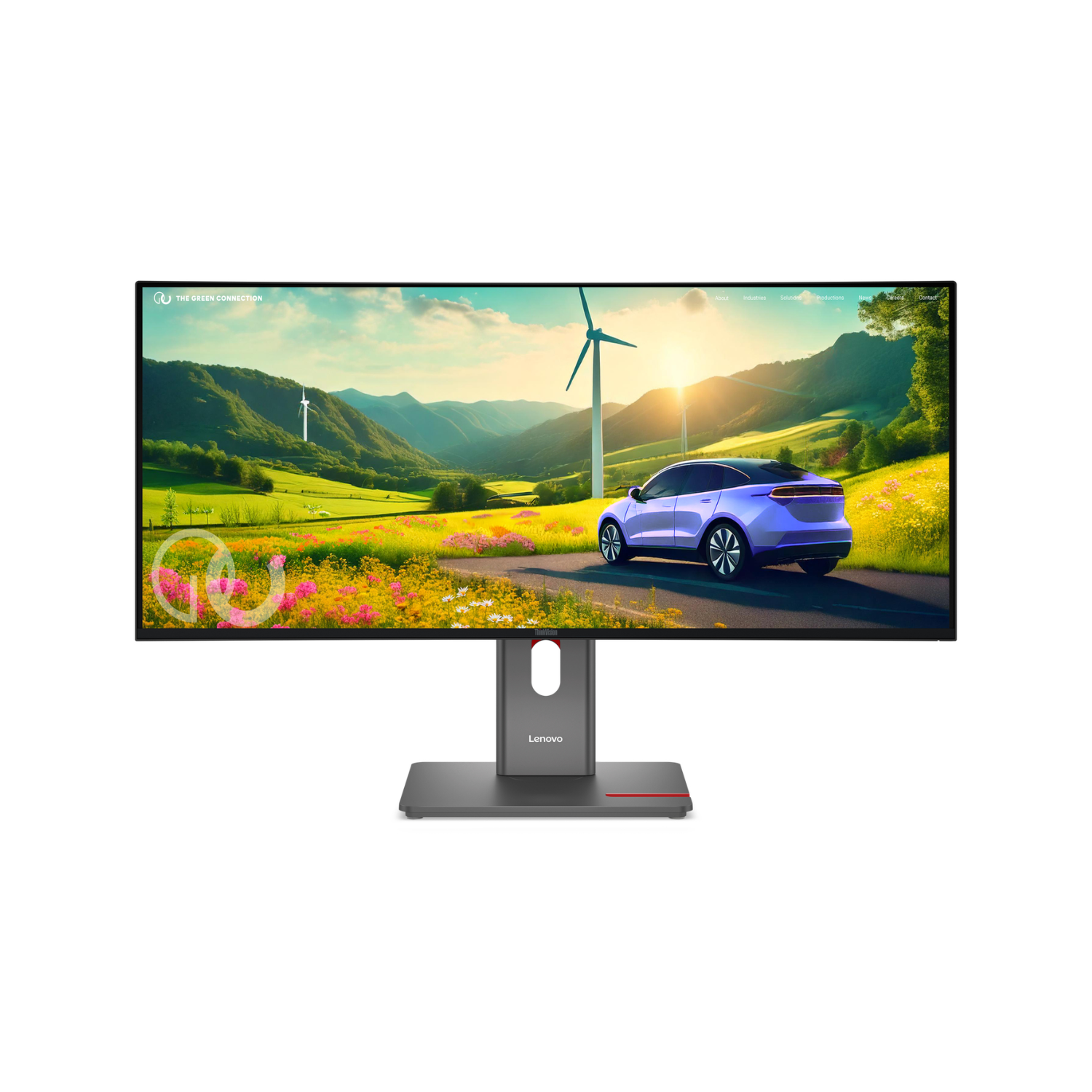 Lenovo Thinkvision P34wd-40 34 Ips Wqhd Curved Monitor Black, Laptops Direct - 64ADGAT1UK