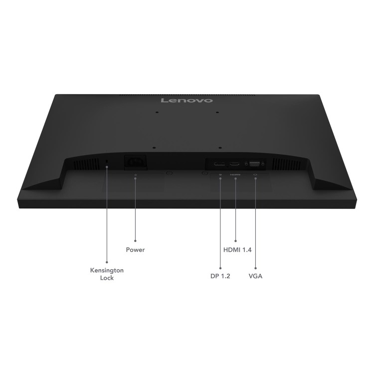 Lenovo ThinkVision E22-40 - LED monitor - 1920 x 1080 Full HD (1080p) @ 100 Hz - IPS - 250 cd/m² - 1300:1 - 4 ms - HDMI, VGA, DisplayPort - speakers - raven black