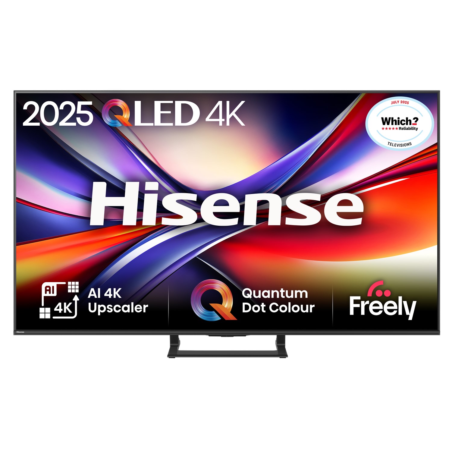 Hisense Blue/Light 55" A7qtuk Qled Smart Ai Tv With Freely - Image 4