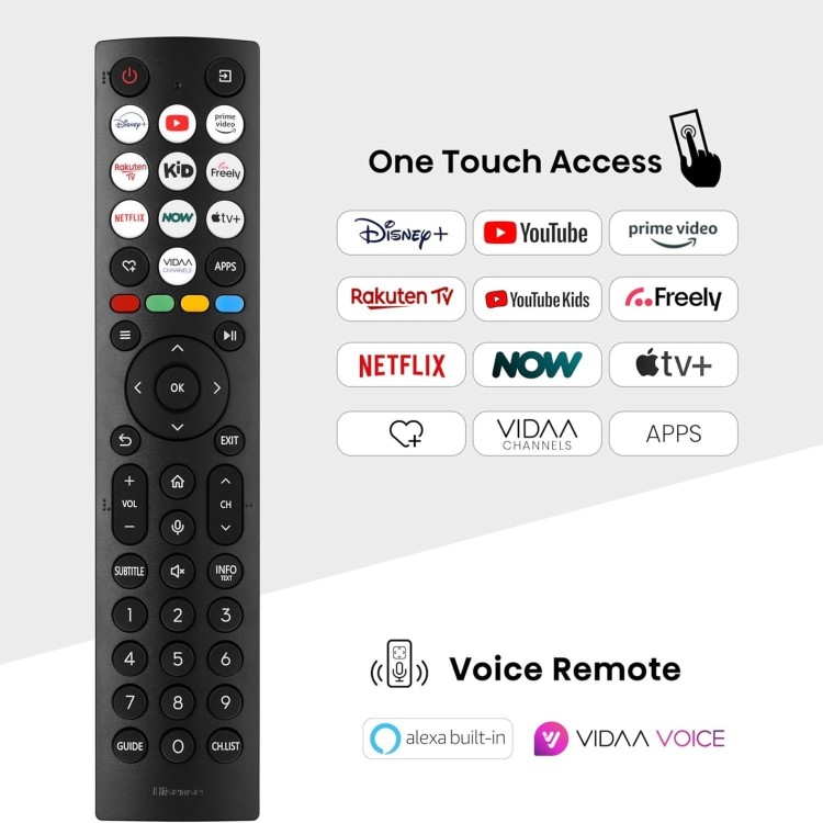 Hisense A85NTUK OLED 4K Smart TV – 120Hz Dolby Vision IMAX Enhanced