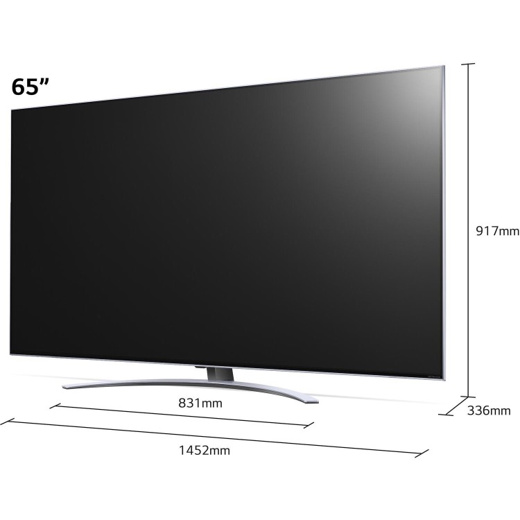 LG Nano88 NanoCell 65 Inch 4K HDR Freeview Play and Freesat HD Smart TV