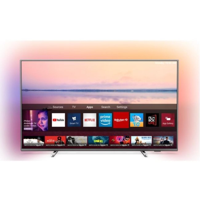 Refurbished Philips Ambilight 65" 4K Ultra HD with HDR10+ LED Freeview Play Smart TV without Stand