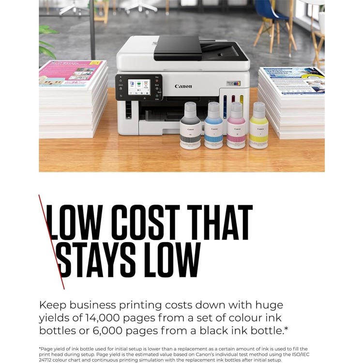 Canon MAXIFY GX6150 A4 Colour Multifunction Inkjet Printer