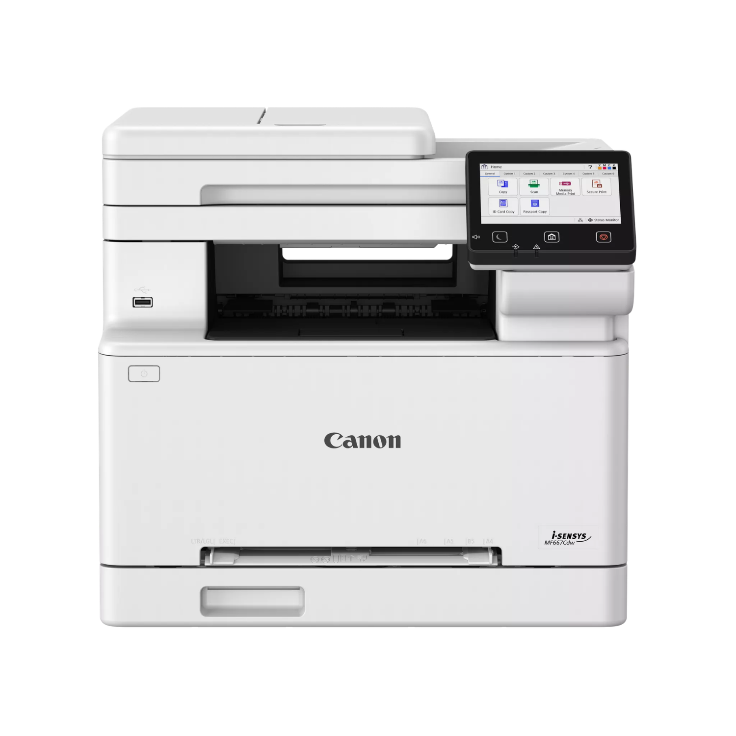 Canon I-Sensys Mf667cdw A4 Colour Multifunction Laser Printer Black,White, Laptops Direct - 6928C020