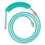 HyperX USB-C Coiled Cable - Green & White
