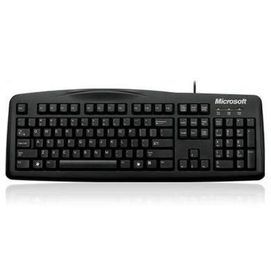 Microsoft Wired Keyboard 200 for Business USB Port Black
