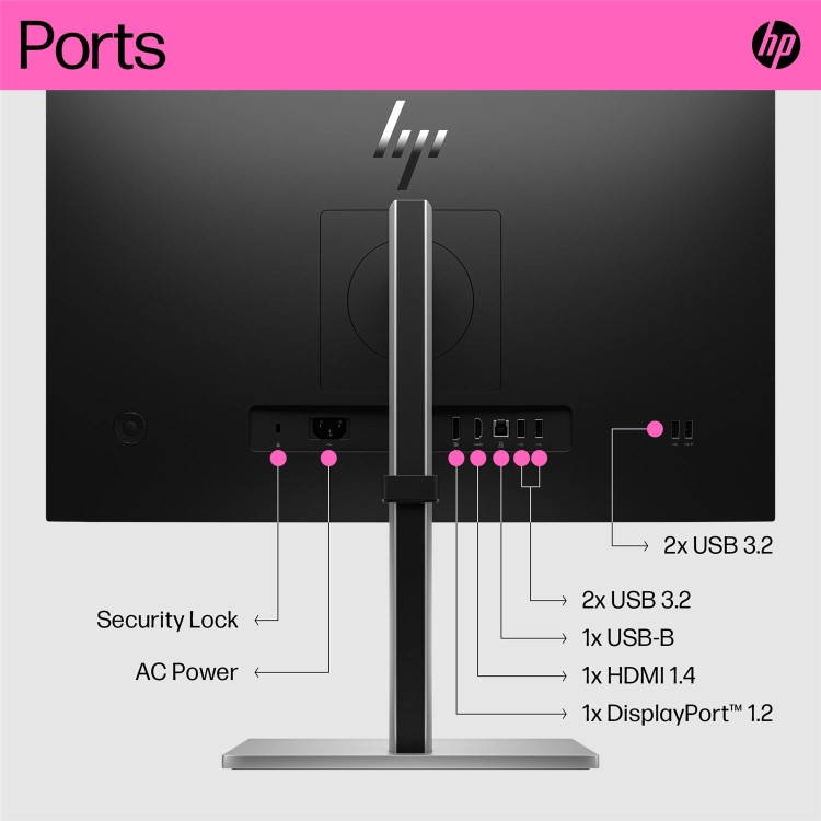 HP E24t G5 E-Series 24" IPS Full HD Touchscreen Monitor