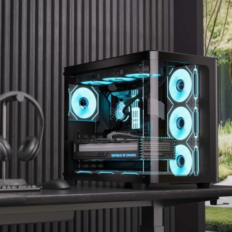 Gladiator PC Colosseum AMD Ryzen 7 7800X3D 32GB RAM 1TB SSD RTX 5070 Ti Windows 11 Gaming PC