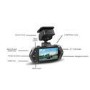 electriQ 2K 160 Degree Wide Angle Lens 2.7 Inch  Screen Ambarella Dash Cam with GPS and CLP Lens