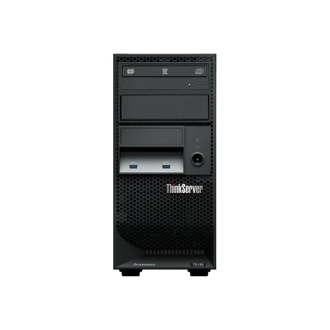 Lenovo ThinkServer TS150 Intel Pentium G4400 3.3 GHz 8GB No HDD DVD-RW Tower Server