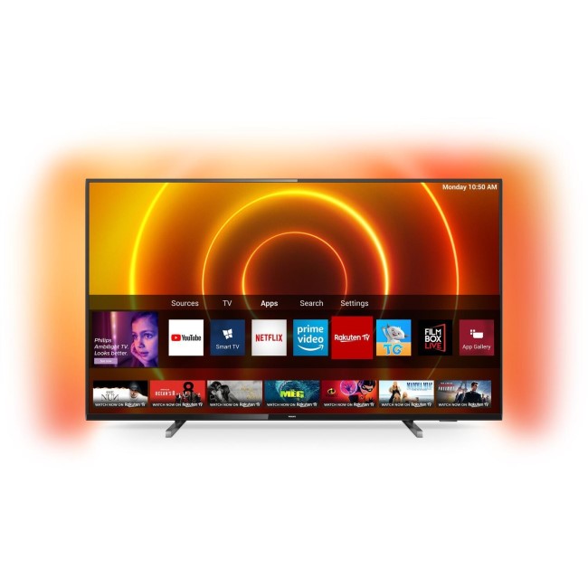 Refurbished Philips Ambilight 70" 4K Ultra HD with HDR10+ LED Freeview Play Smart TV