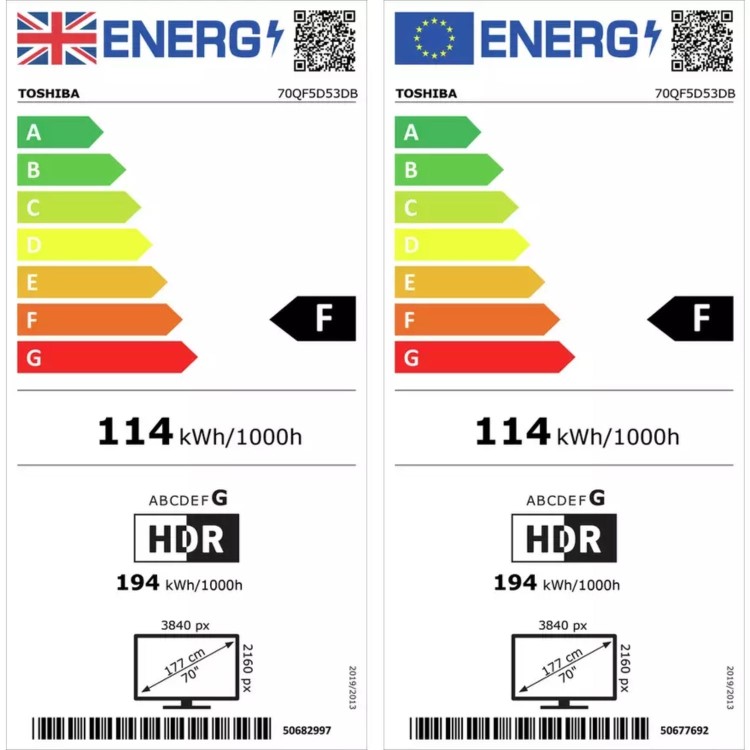 Toshiba 70QF5D53DB 70-Inch 4K QLED Smart Fire TV  Dolby Vision HDR10 & Alexa Voice Control