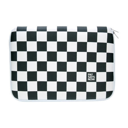 Pat Says Now 16"-17" Laptop Sleeve - Checker Flag