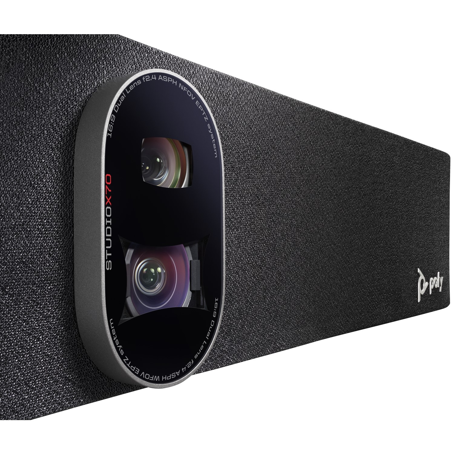Poly Studio X70 4K Video Bar with Integrated Dual Cameras & TC10 Touch ...
