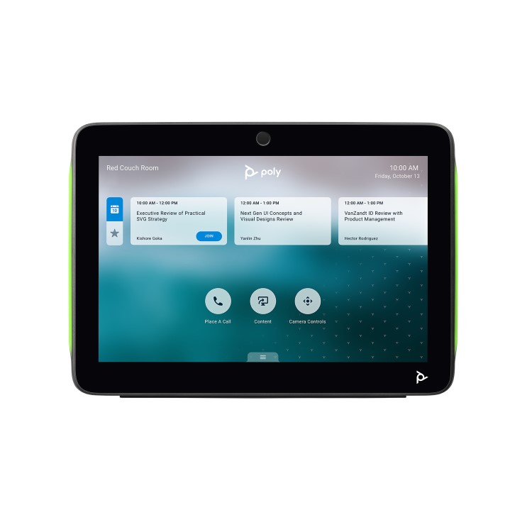 Poly Studio X70 4K Video Bar with Integrated  Dual Cameras & TC10 Touch Controller