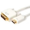 Wires Media - 2.0m DVI socket to HDMI A plug - White