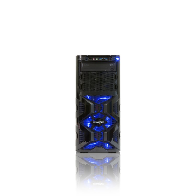 Refurbished StormForce Tornado Core i5-7400 8GB 1TB + 128GB SSD GeForce GTX 1060 DVD-RW Windows 10 Gaming Desktop