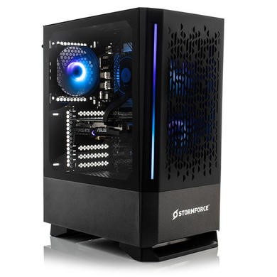 Stormforce Onyx Intel Core i7 16GB 1TB RTX 4060Ti No OS Gaming Desktop PC